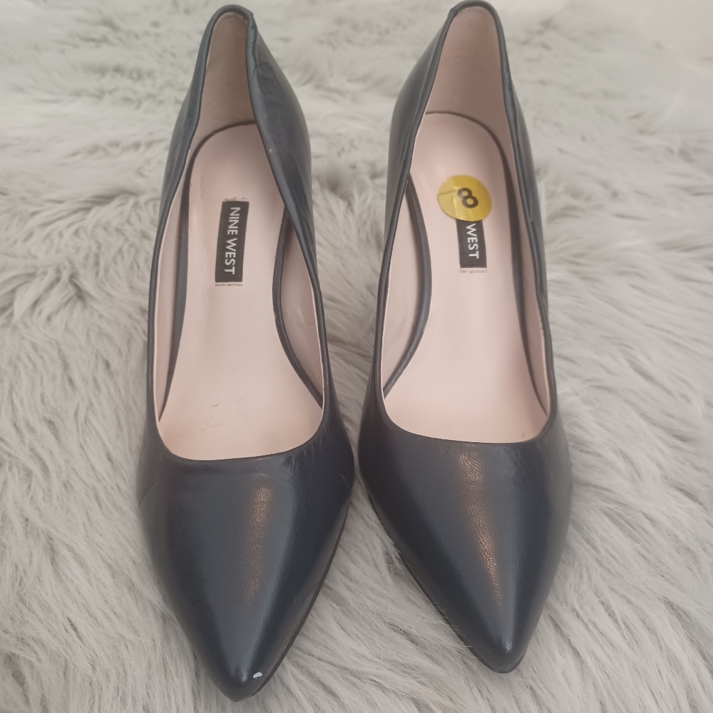 Nine West Blue High Heel Shoes Size 7.5 - Picture 4 of 9